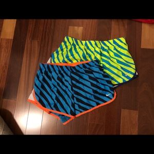 (2) Nike Dri-Fit Running Shorts